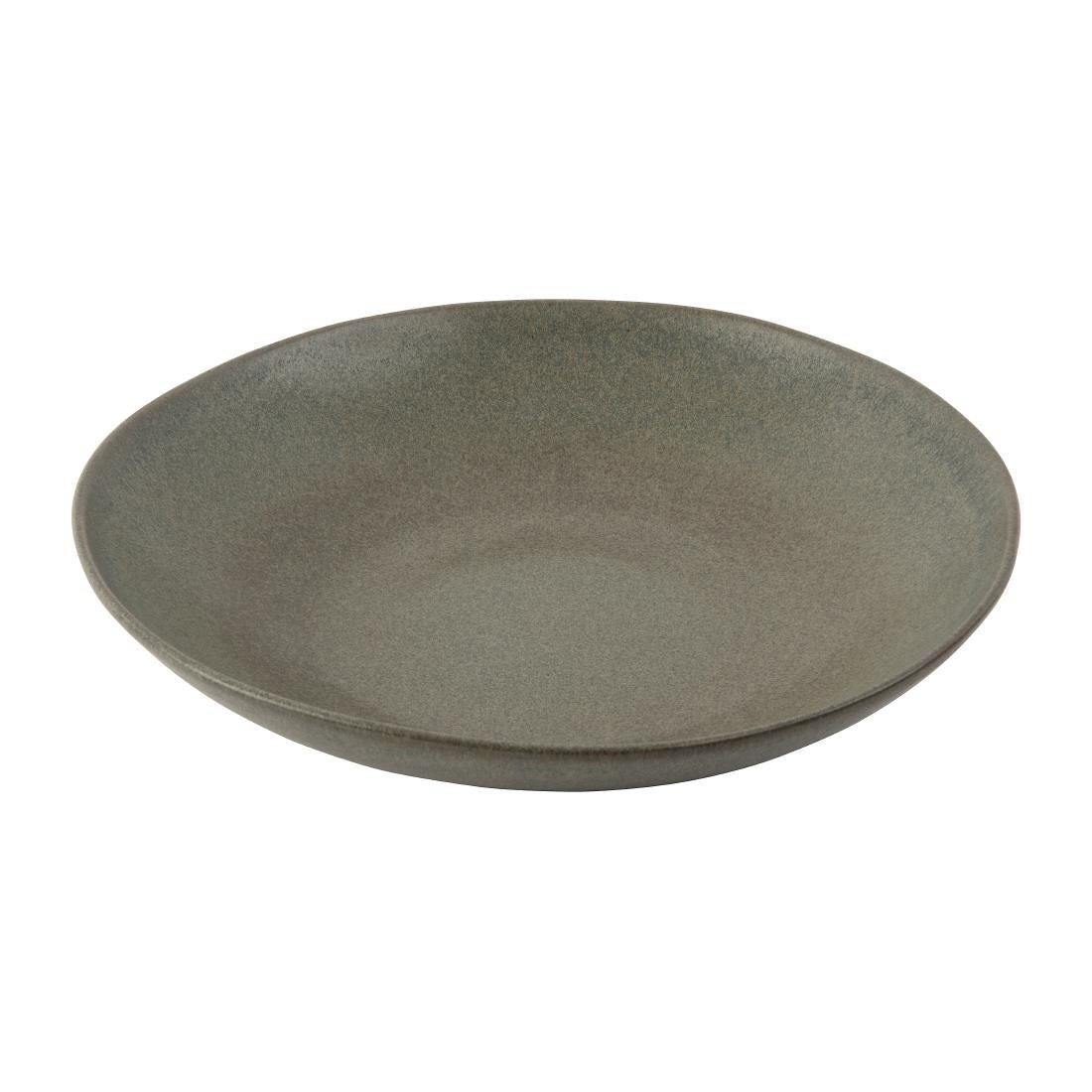 FC711 Olympia Build-a-Bowl Green Flat Bowls 250mm (Pack of 4) JD Catering Equipment Solutions Ltd