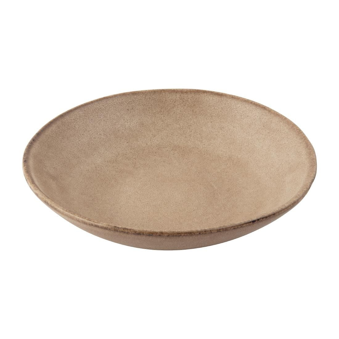 FC734 Olympia Build-a-Bowl Earth Flat Bowls 190mm (Pack of 6) JD Catering Equipment Solutions Ltd