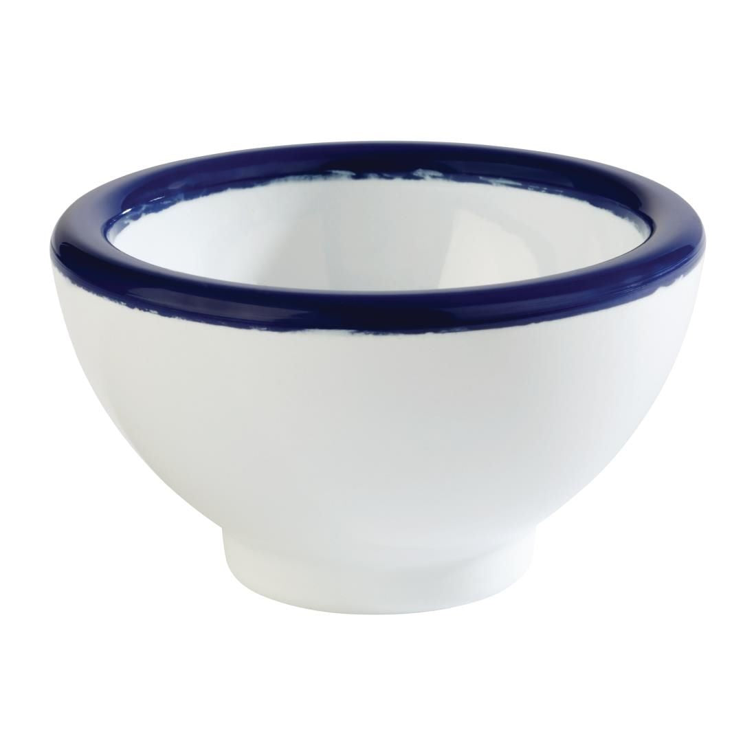 FC988 APS Pure Bowl White & Blue 55mm 20ml (Single) JD Catering Equipment Solutions Ltd
