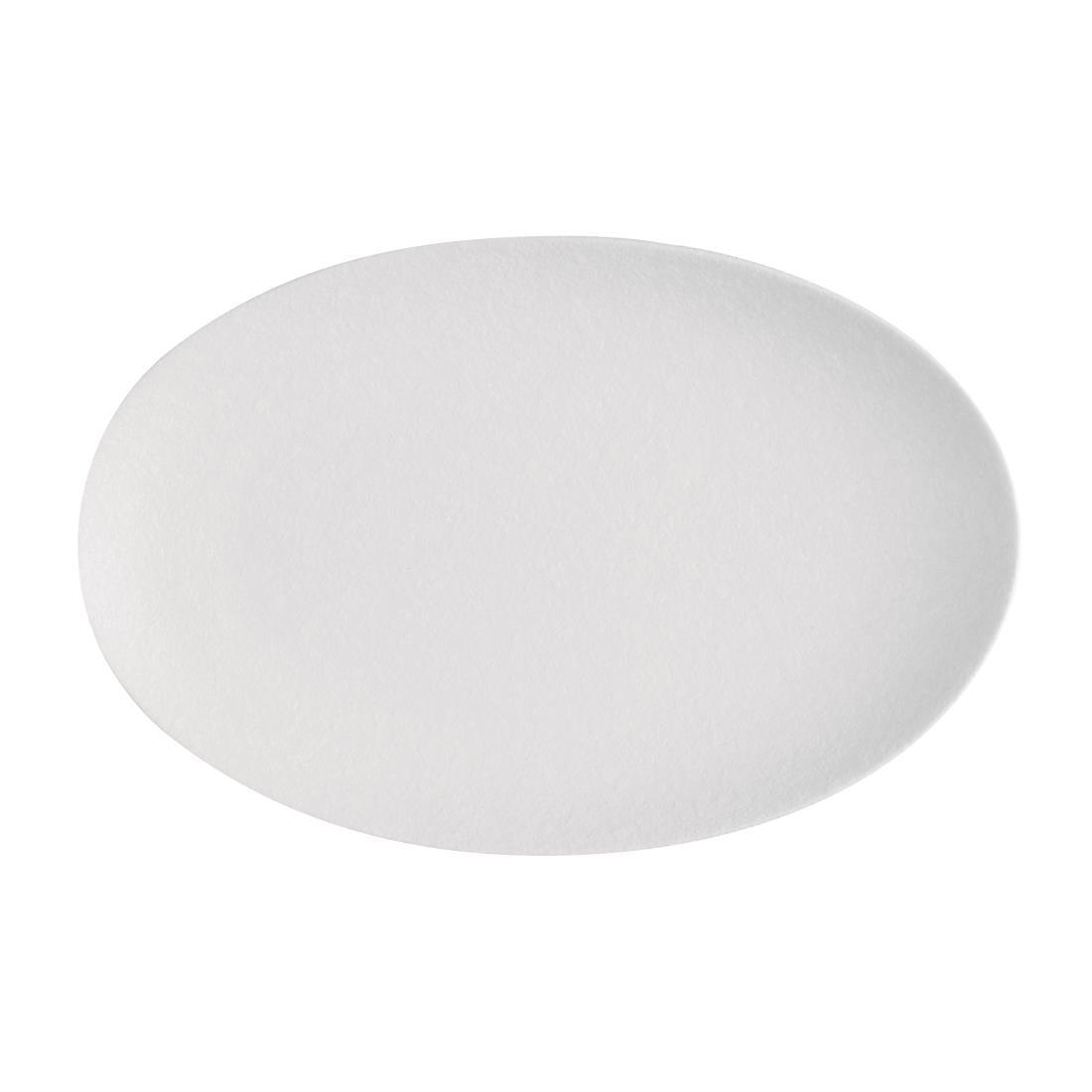 FD015 Olympia Salina Oval Plates 250mm (Pack of 4) JD Catering Equipment Solutions Ltd