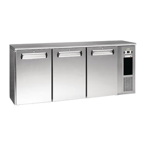 FD025 Gamko E3 Under Counter Bottle Cooler 3 Sliding Doors 537 Ltr JD Catering Equipment Solutions Ltd