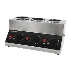 FD034 JM Posner Triple Bottle Warmer - JD Catering Equipment Solutions Ltd
