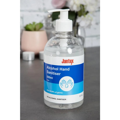 FD049 Jantex 70% Alcohol Hand Sanitiser 500ml - JD Catering Equipment Solutions Ltd