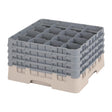 FD066 Cambro Camrack Beige 16 Compartments Max Glass Height 238mm JD Catering Equipment Solutions Ltd