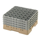 FD080 Cambro Camrack Beige 36 Compartments Max Glass Height 238mm JD Catering Equipment Solutions Ltd