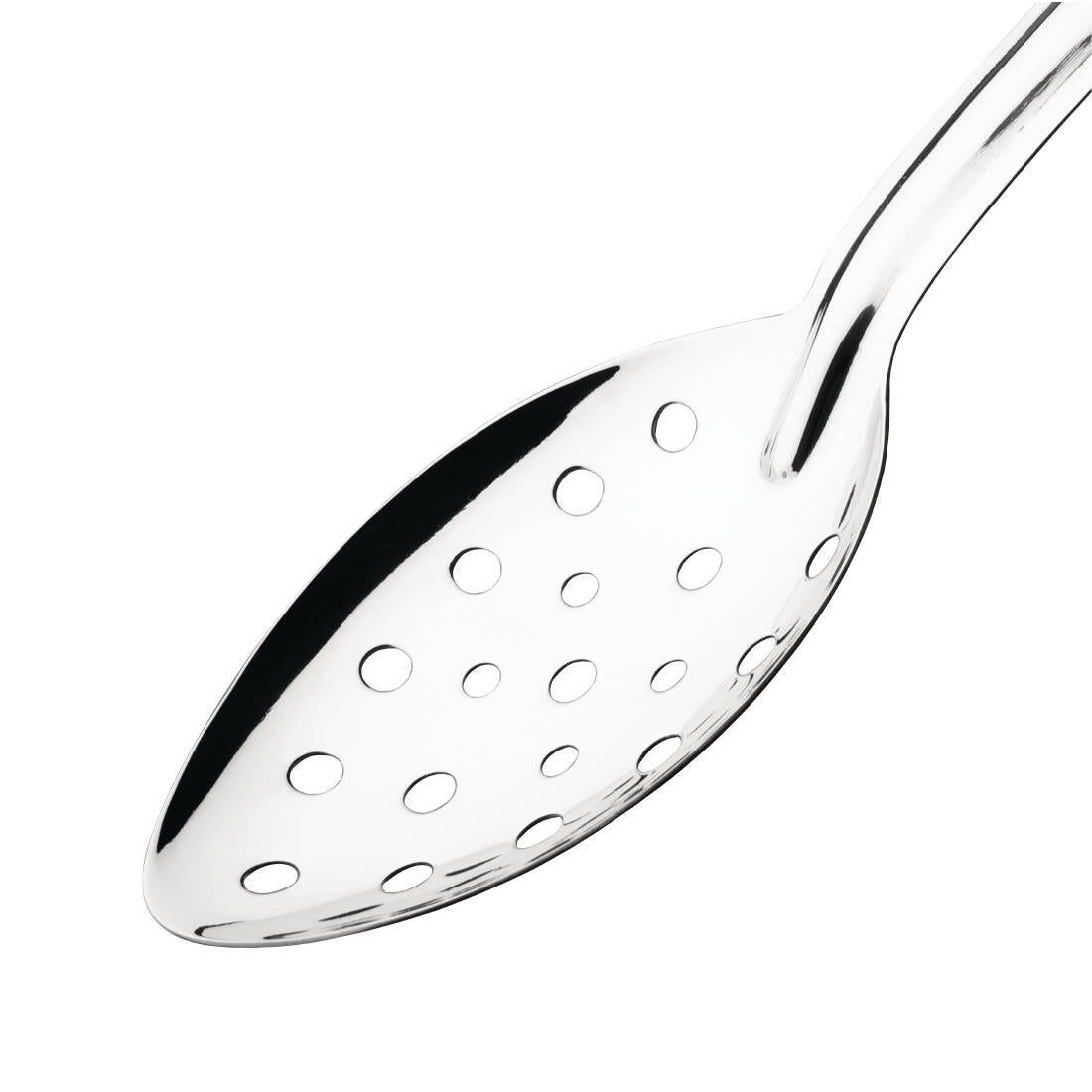 FD197 Nisbets Essentials Perforated Serving Spoon 11'' JD Catering Equipment Solutions Ltd