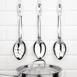 FD197 Nisbets Essentials Perforated Serving Spoon 11'' JD Catering Equipment Solutions Ltd