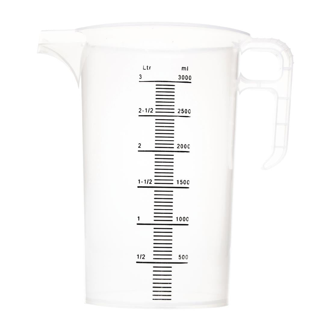 FD328 Pro-Measures Polypropylene Measuring Jug 3Ltr JD Catering Equipment Solutions Ltd