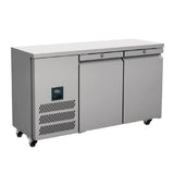 FD357 Williams Jade Slimline Double Door Freezer Counter 244Ltr LJSC2-SA - JD Catering Equipment Solutions Ltd