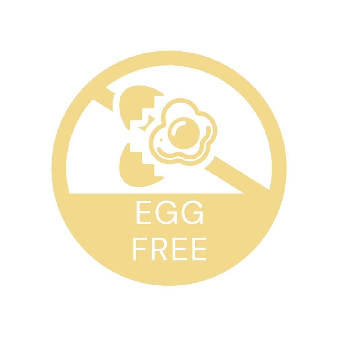 FD432 Vogue Removable Egg-Free Food Packaging Labels (Pack of 1000) JD Catering Equipment Solutions Ltd