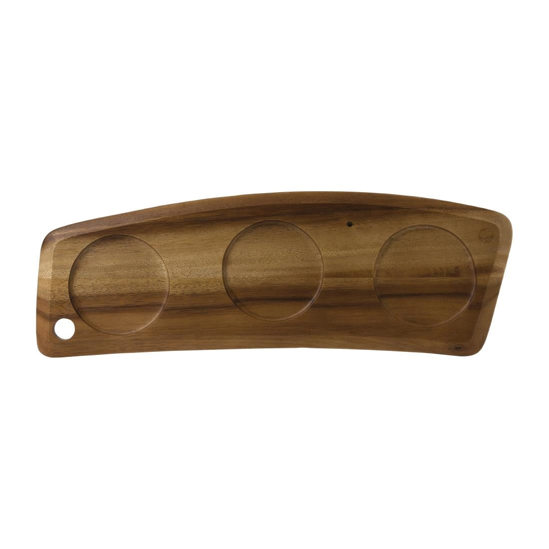 FD800 Churchill Alchemy Wood Large Geo Deli Board 457x152mm (Pack of 4) JD Catering Equipment Solutions Ltd