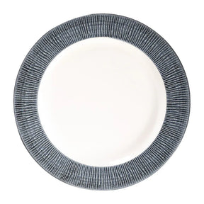 FD814 Churchill Bamboo Spinwash Footed Plates Mist 234mm (Pack of 12) - JD Catering Equipment Solutions Ltd