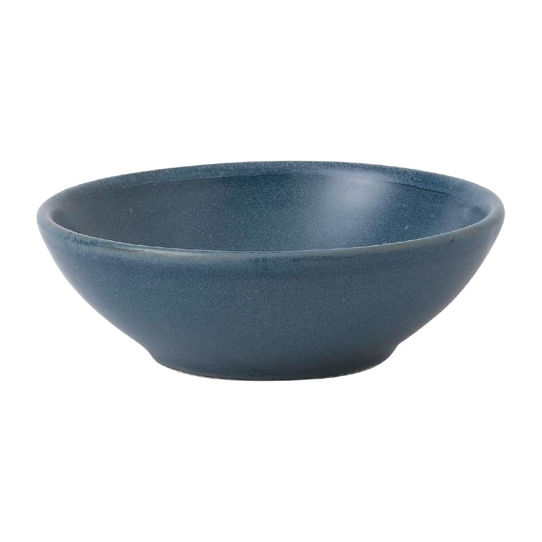 FD823 Churchill Nourish Oslo Contour Shallow Bowl Blue 116mm (Pack of 12) JD Catering Equipment Solutions Ltd