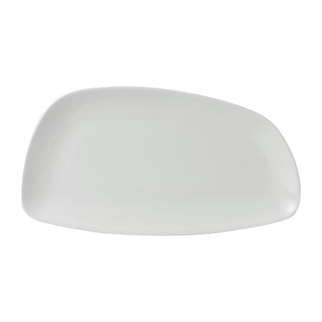 FD834 Churchill Geo Plates White 346x171mm (Pack of 6) JD Catering Equipment Solutions Ltd