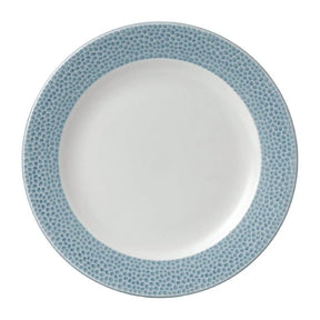 FD838 Churchill Isla Spinwash Profile Footed Plates Ocean Blue 232mm (Pack of 12) - JD Catering Equipment Solutions Ltd
