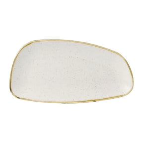 FD841 Churchill Stonecast Oval Plates Barley White 300x146mm (Pack of 12) - JD Catering Equipment Solutions Ltd