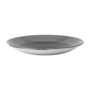 FD853 Churchill Stonecast Aqueous Deep Coupe Plates Grey 218mm (Pack of 12) - JD Catering Equipment Solutions Ltd