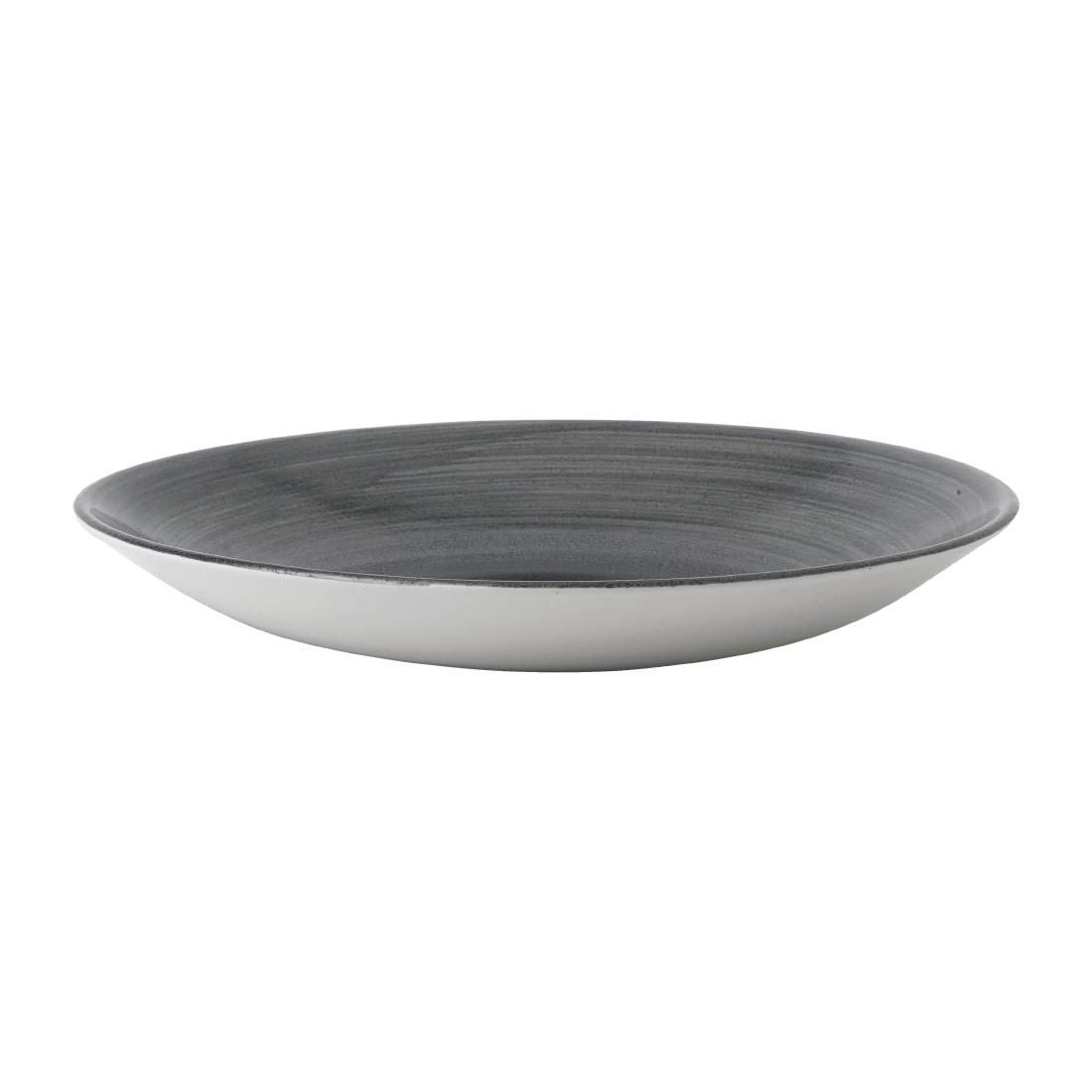 FD855 Churchill Stonecast Aqueous Deep Coupe Plates Grey 279mm (Pack of 12) JD Catering Equipment Solutions Ltd