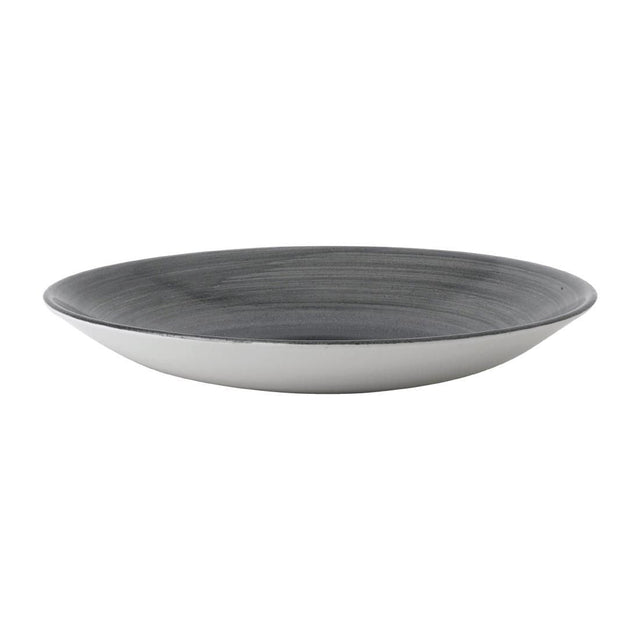 FD855 Churchill Stonecast Aqueous Deep Coupe Plates Grey 279mm (Pack of 12) JD Catering Equipment Solutions Ltd