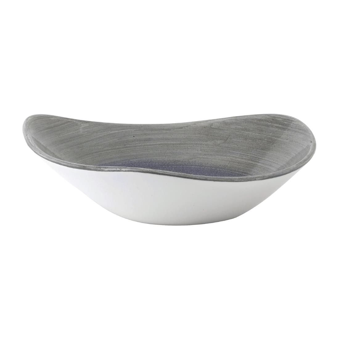 FD861 Churchill Stonecast Aqueous Lotus Bowl Grey 229mm (Pack of 12) JD Catering Equipment Solutions Ltd