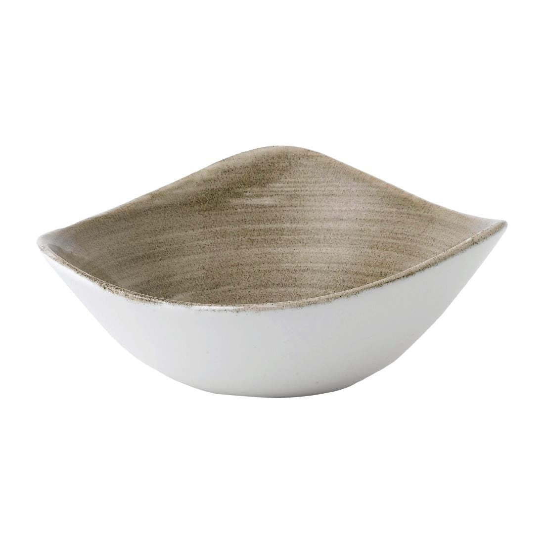 FD864 Churchill Stonecast Patina Lotus Bowl Antique Taupe 178mm (Pack of 12) JD Catering Equipment Solutions Ltd
