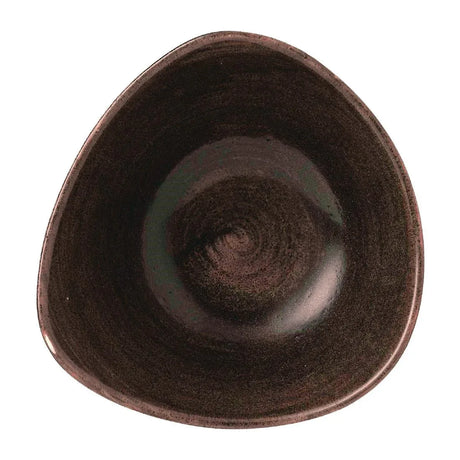 FD870 Churchill Stonecast Patina Lotus Bowl Iron Black 178mm (Pack of 12) - JD Catering Equipment Solutions Ltd