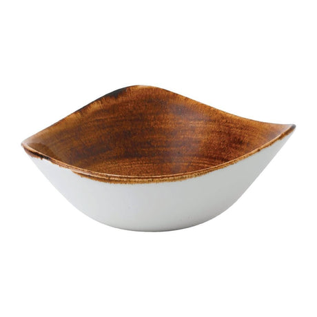 FD873 Churchill Stonecast Patina Lotus Bowl Vintage Copper 178mm (Pack of 12) JD Catering Equipment Solutions Ltd