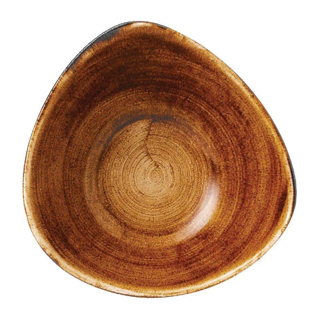 FD873 Churchill Stonecast Patina Lotus Bowl Vintage Copper 178mm (Pack of 12) - JD Catering Equipment Solutions Ltd