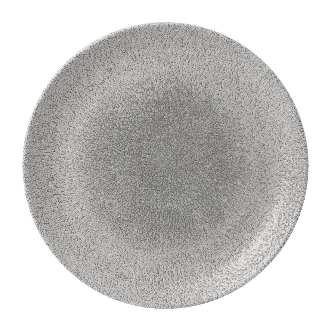 FD876 Churchill RakuEvolve Coupe Plates Jasper Grey 286mm (Pack of 12) JD Catering Equipment Solutions Ltd