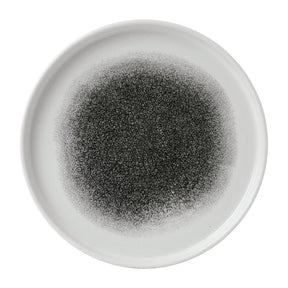FD884 Churchill Raku Walled Plates Quartz Black 218mm (Pack of 6) - JD Catering Equipment Solutions Ltd