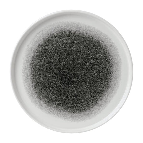FD885 Churchill Raku Walled Plates Quartz Black 260mm (Pack of 6) JD Catering Equipment Solutions Ltd