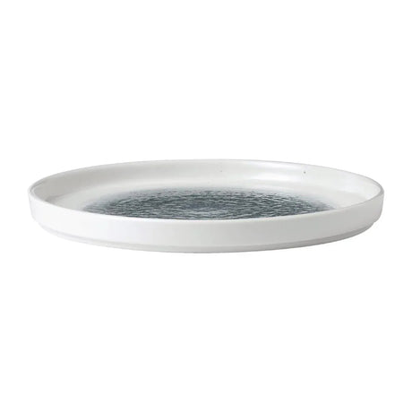 FD886 Churchill Raku Walled Plates Topaz Blue 218mm(Pack of 6) - JD Catering Equipment Solutions Ltd