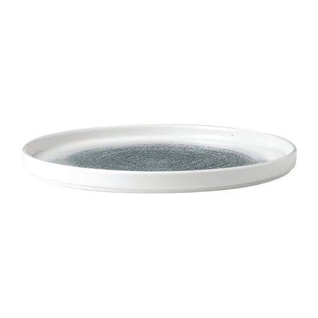 FD887 Churchill Raku Walled Plates Topaz Blue 260mm (Pack of 6) - JD Catering Equipment Solutions Ltd