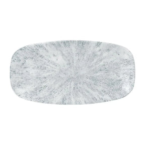 FD894 Churchill Stone Oblong Plates Pearl Grey 298x152mm (Pack of 12) - JD Catering Equipment Solutions Ltd