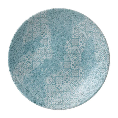 FD896 Churchill Med Tiles Deep Coupe Plates Aquamarine 239mm (Pack of 12) - JD Catering Equipment Solutions Ltd