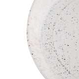 FD901 Olympia Cavolo Flat Round Bowls White Speckle 220mm (Pack of 4) JD Catering Equipment Solutions Ltd