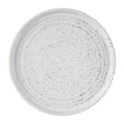 FD902 Olympia Cavolo Flat Round Plates White Speckle 180mm (Pack of 6) JD Catering Equipment Solutions Ltd