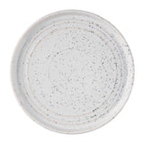 FD902 Olympia Cavolo Flat Round Plates White Speckle 180mm (Pack of 6) JD Catering Equipment Solutions Ltd