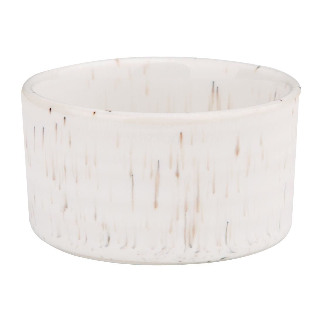 FD905 Olympia Cavolo Dipping Dishes White Speckle 67mm (Pack of 12) JD Catering Equipment Solutions Ltd