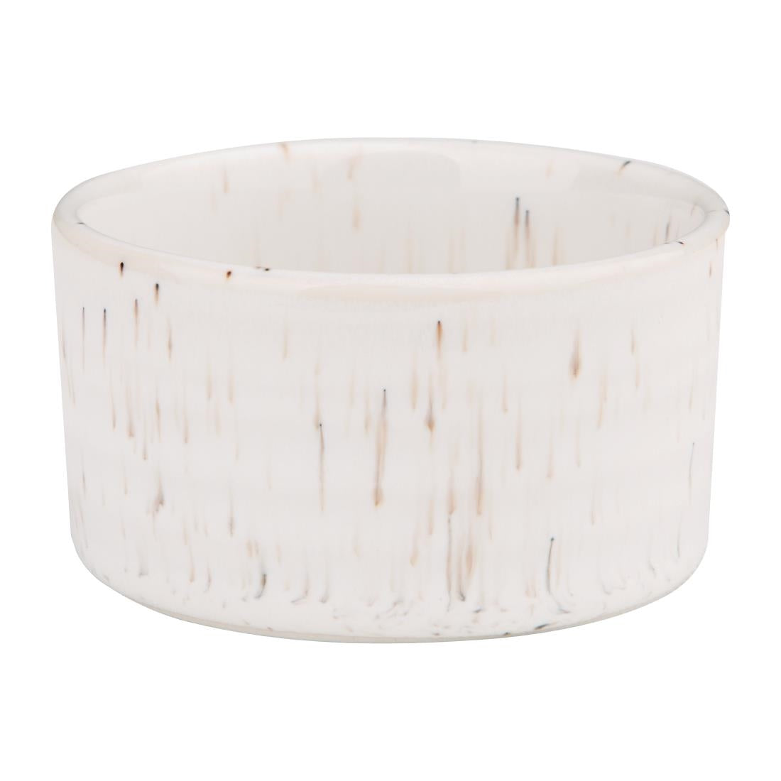 FD905 Olympia Cavolo Dipping Dishes White Speckle 67mm (Pack of 12) JD Catering Equipment Solutions Ltd