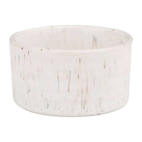 FD905 Olympia Cavolo Dipping Dishes White Speckle 67mm (Pack of 12) JD Catering Equipment Solutions Ltd