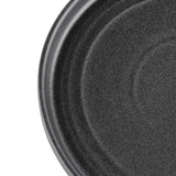 FD910 Olympia Cavolo Textured Black Flat Round Plates 270mm (Pack of 4) JD Catering Equipment Solutions Ltd