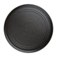 FD910 Olympia Cavolo Textured Black Flat Round Plates 270mm (Pack of 4) JD Catering Equipment Solutions Ltd