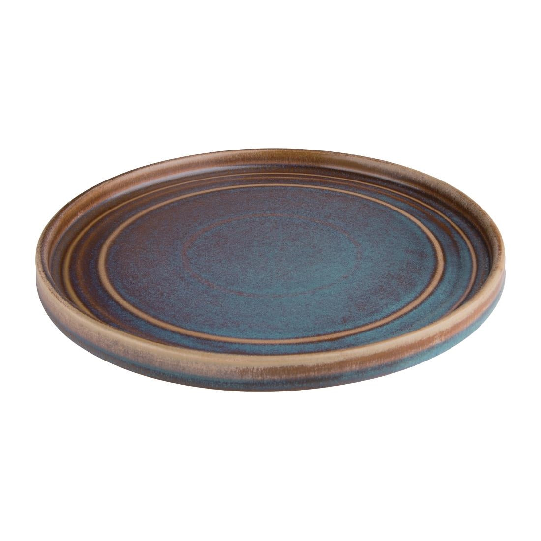 FD915 Olympia Cavolo Flat Round Plates Iridescent 220mm (Pack of 6) JD Catering Equipment Solutions Ltd