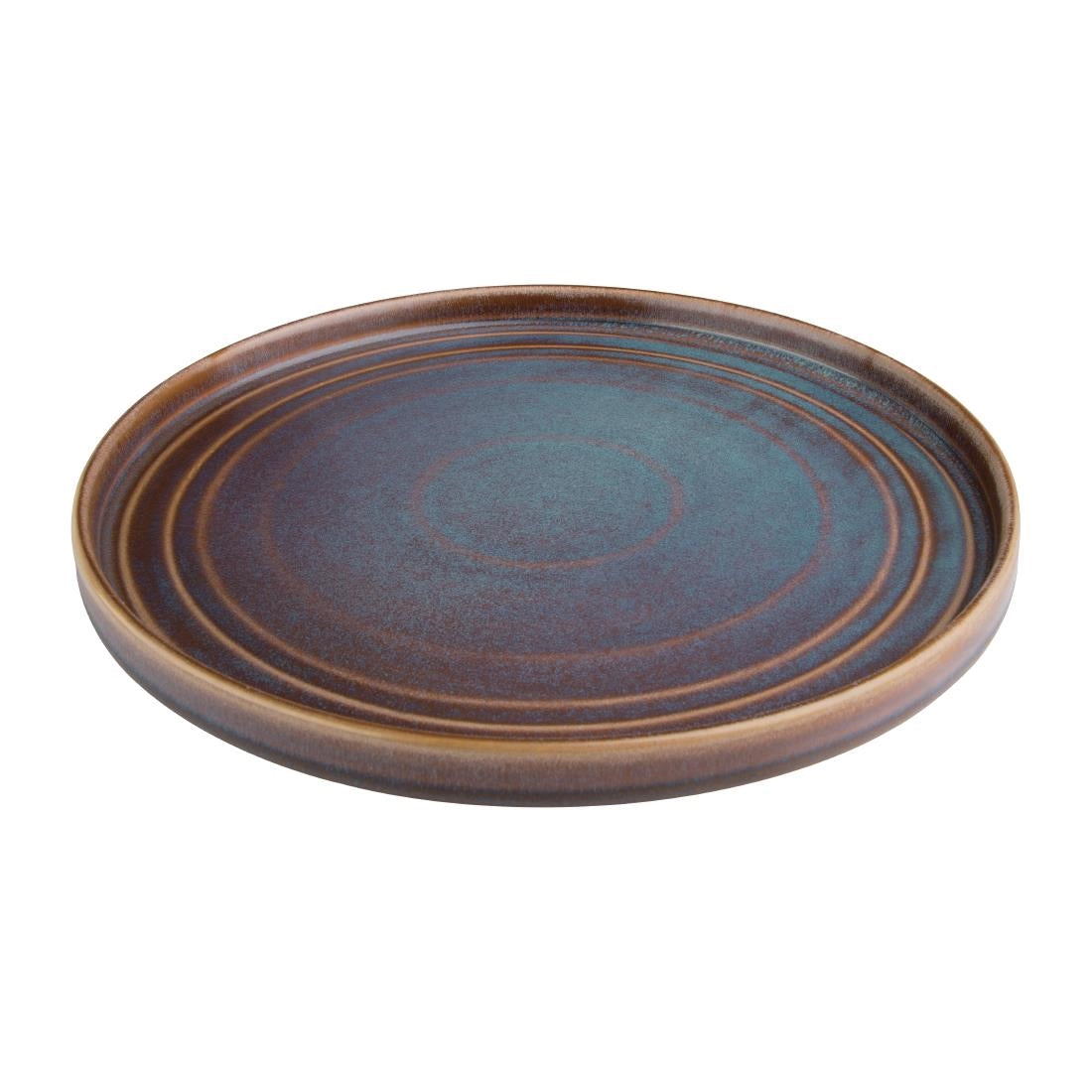 FD916 Olympia Cavolo Flat Round Plates Iridescent 270mm (Pack of 4) JD Catering Equipment Solutions Ltd