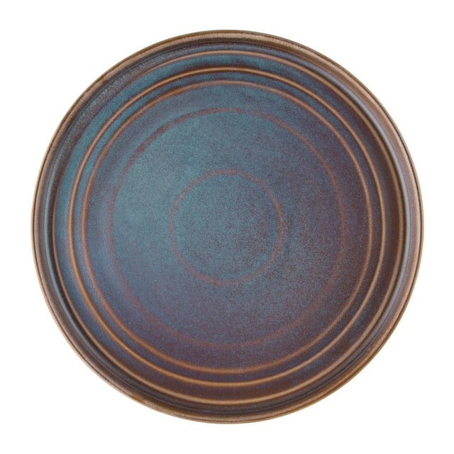 FD916 Olympia Cavolo Flat Round Plates Iridescent 270mm (Pack of 4) JD Catering Equipment Solutions Ltd