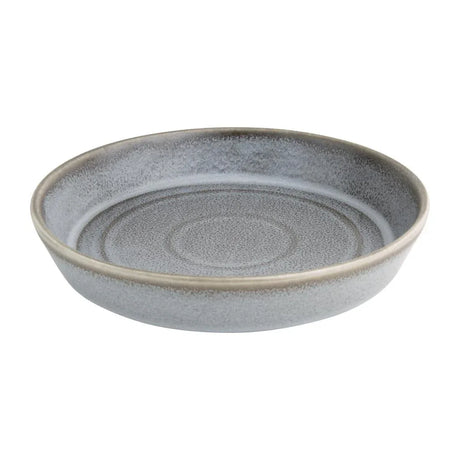 FD919 Olympia Cavolo Charcoal Dusk Flat Round Bowls 220mm (Pack of 4) - JD Catering Equipment Solutions Ltd
