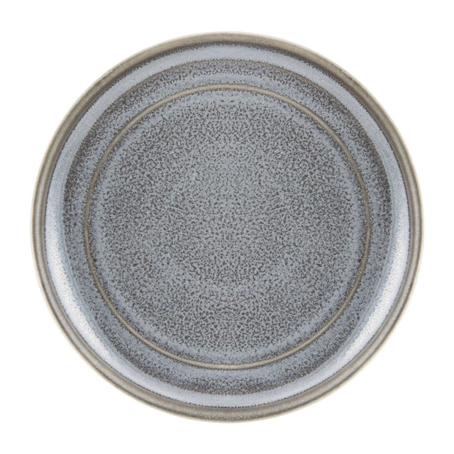 FD920 Olympia Cavolo Flat Round Plates Charcoal Dusk 180mm (Pack of 6) JD Catering Equipment Solutions Ltd