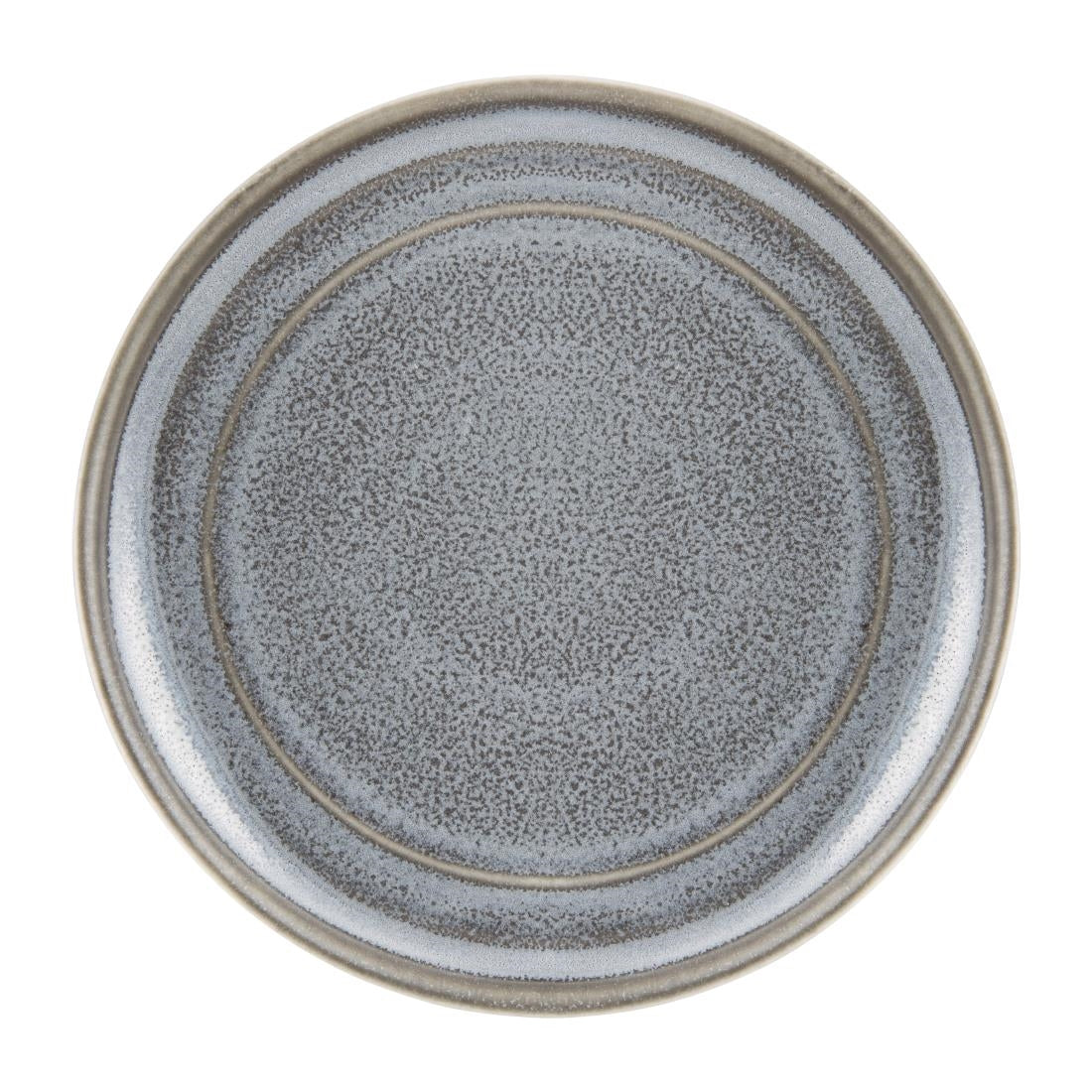 FD920 Olympia Cavolo Flat Round Plates Charcoal Dusk 180mm (Pack of 6) JD Catering Equipment Solutions Ltd