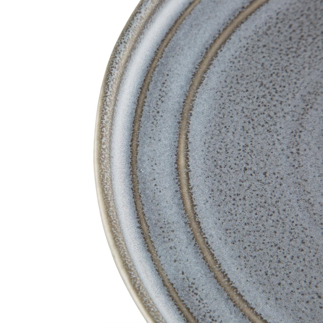 FD921 Olympia Cavolo Charcoal Dusk Flat Round Plates 220mm (Pack of 6) JD Catering Equipment Solutions Ltd